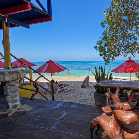 Clear waters and calm atmosphere at Playa Tranquila, Barú Island