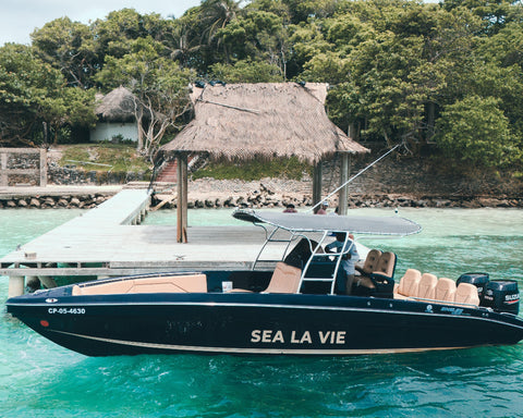 Boat-rental-Rosario-Islands-from-cartagena